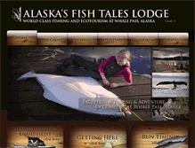 Tablet Screenshot of alaskasfishtaleslodge.com